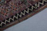 Vintage Moroccan Rug 6.2 x 11.1 Ft Handwoven Tribal Design | Boho Home Decor