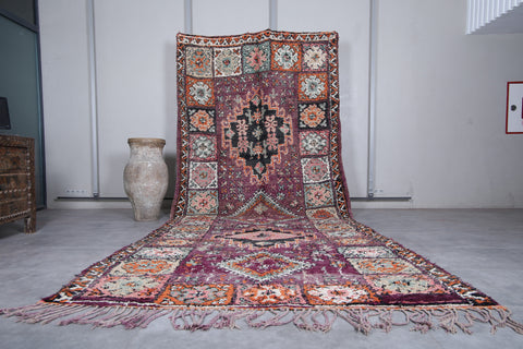 handmade vintage Boujaad rug 6.9 X 16.3 Feet