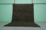 Dark Brown Moroccan Rug – 7.7 x 10.5 ft | Luxurious Earth-Tone Decor