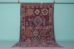 Large Moroccan Rug 6.3 x 12.1 FT - Geometric Artisan Design