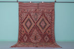 Vintage Moroccan Rug - 6.4 x 11.3 FT | Authentic Handwoven Berber Carpet