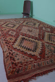 Vintage Moroccan Rug - 6.4 x 11.3 FT | Authentic Handwoven Berber Carpet