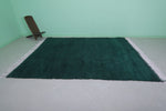 Dark Green Moroccan Rug – 7.4 x 10.1 ft | Luxurious Home Accent