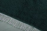 Dark Green Moroccan Rug – 7.4 x 10.1 ft | Luxurious Home Accent