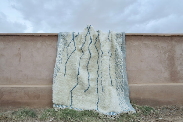Beni ourain Moroccan rug - Handmade wool rug - Custom rug