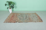 Small Handmade Moroccan Berber Rug | Unique 3.3 FT X 6.3 FT