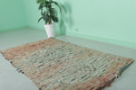 Small Handmade Moroccan Berber Rug | Unique 3.3 FT X 6.3 FT