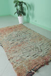 Small Handmade Moroccan Berber Rug | Unique 3.3 FT X 6.3 FT