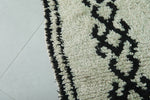 Vintage Handmade Berber Rug – Monochrome 2.2 x 6.6 FT | Moroccan Runner