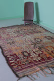 Authentic Moroccan Rug - 5.4 x 9.8 FT | Vibrant Geometric Pattern