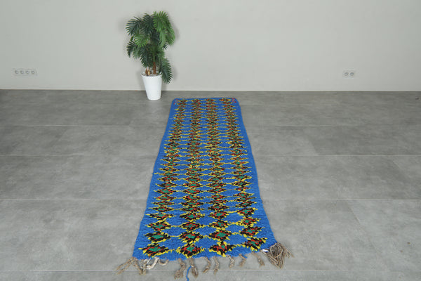 Moroccan rug runner 2.7 ft x 8.2 ft - Handmade
