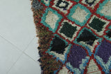 Colorful Handmade Berber Moroccan Rug | 3.1 FT x 6 FT