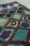 Colorful Handmade Berber Moroccan Rug | 3.1 FT x 6 FT