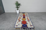 Moroccan Rug 3.6 x 9.3 ft Azilal Style Handmade Wool Rug