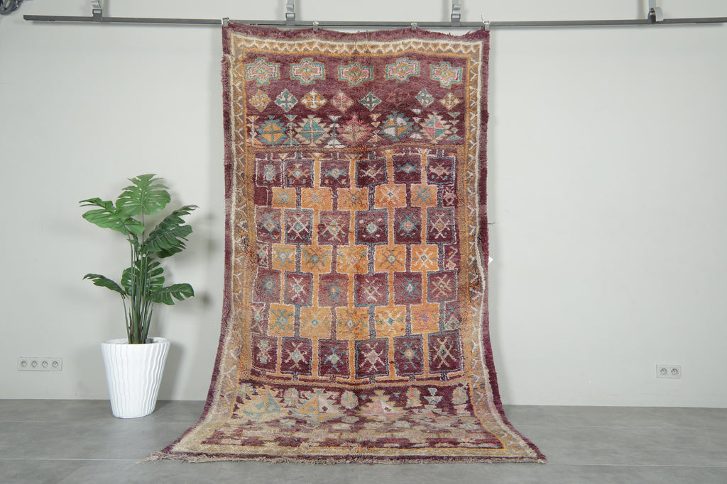 Handmade Moroccan rug 5.9 ft x 10.9 ft