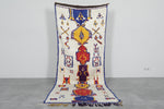 Moroccan Rug 3.6 x 9.3 ft Azilal Style Handmade Wool Rug