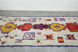 Moroccan Rug 3.6 x 9.3 ft Azilal Style Handmade Wool Rug