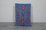 Vintage Berber Rug | 3 FT X 4.2 FT  Tribal Motifs