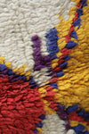 Moroccan Rug 3.6 x 9.3 ft Azilal Style Handmade Wool Rug