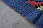 Vintage Berber Rug | 3 FT X 4.2 FT  Tribal Motifs