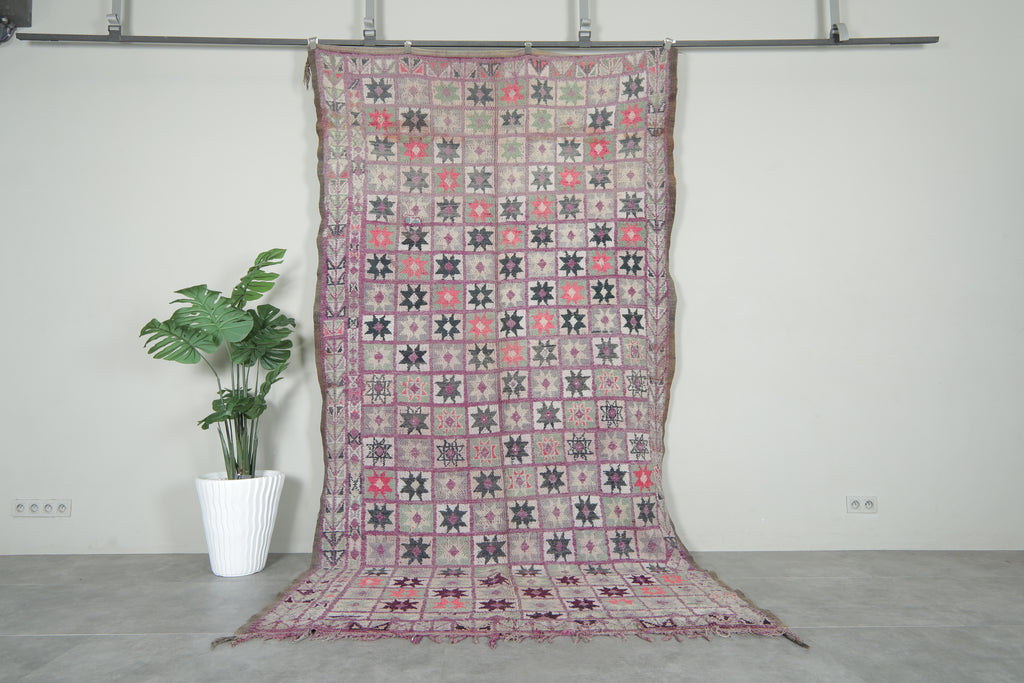 Handmade moroccan rug  6.1 ft x 11.3 ft