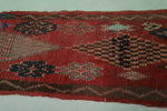 Handmade Red Berber Moroccan Hallway Rug - 2.8 FT x 7.9 FT