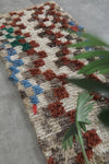 Moroccan Rug 2.6 x 5.7 ft Handmade Berber Wool Carpet
