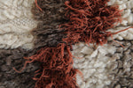 Moroccan Rug 2.6 x 5.7 ft Handmade Berber Wool Carpet
