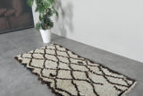 Handmade Boucherouite Rug 2.6 X 5.9 FT
