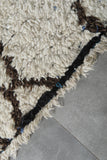 Handmade Boucherouite Rug 2.6 X 5.9 FT