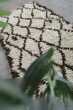 Handmade Boucherouite Rug 2.6 X 5.9 FT