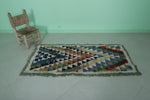 Colorful Runner Rug – 2.5 FT x 5.5 FT | Handmade Moroccan Design