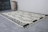 All Wool Beni ourain carpet, Custom moroccan berber handmade rug