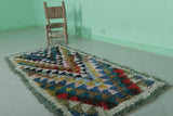 Colorful Runner Rug – 2.5 FT x 5.5 FT | Handmade Moroccan Design