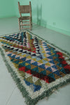 Colorful Runner Rug – 2.5 FT x 5.5 FT | Handmade Moroccan Design