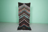 Moroccan Berber Rug – 2.6 x 7 ft | Multicolor Chevron Pattern