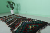 Moroccan Berber Rug – 2.6 x 7 ft | Multicolor Chevron Pattern