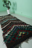 Moroccan Berber Rug – 2.6 x 7 ft | Multicolor Chevron Pattern