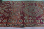 Vintage Moroccan Rug 6.5 x 10.1 Ft Handwoven Berber Pattern | Unique Decor