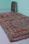 Vintage Moroccan Rug 6.5 x 10.1 Ft Handwoven Berber Pattern | Unique Decor