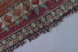 Vintage Moroccan Rug 6.5 x 10.1 Ft Handwoven Berber Pattern | Unique Decor