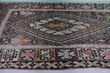 Vintage Moroccan Rug - 5.7 x 10 FT | Bold Geometric Tribal Carpet