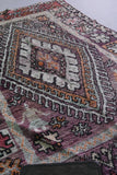 Vintage Moroccan Rug - 5.7 x 10 FT | Bold Geometric Tribal Carpet