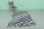 Colorful Moroccan Berber Entryway Rug | Handmade Vibrant 2.7 FT x 5 FT