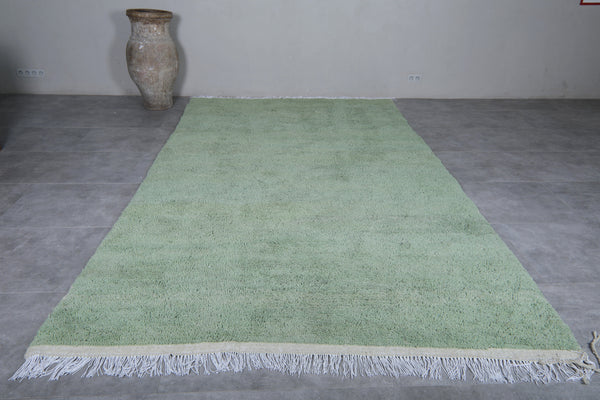 Custom green Moroccan rug - Refreshing and versatile design