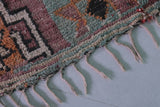 Vintage Moroccan Rug 6.2 x 9.6 Ft Handwoven Geometric Pattern | Artisan Decor