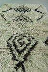 Classic Moroccan Berber Rug - 2.6 FT × 5.8 FT | Handwoven Diamond Design