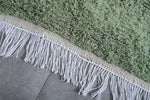 Wool azilal rug, Handmade Green berber rug - Custom Rug