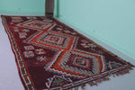 Boujaad Moroccan Rug - 6.3 x 12.8 Feet | Handmade Berber Rug with Bold Patterns