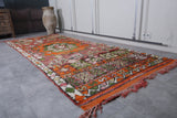 Moroccan vintage rug 5.4 X 13.8 Feet